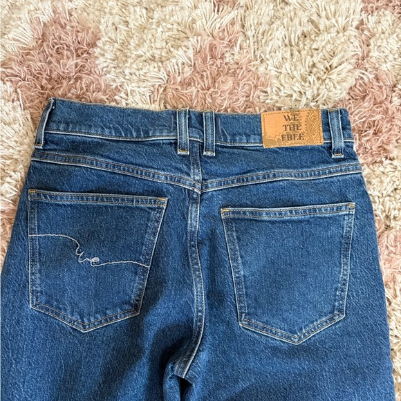 We The Free Blue Straight Leg Jeans - Picture 9 of 9